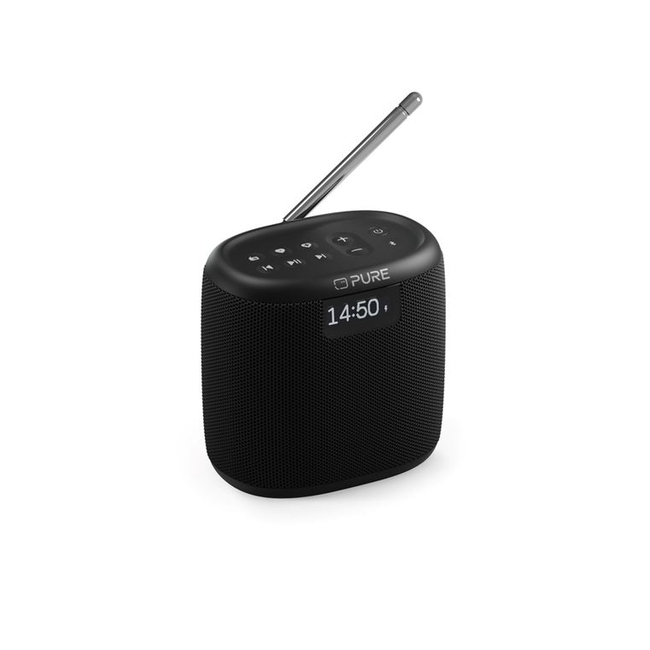 PURE Woodland Mini Φορητό Αδιάβροχο Ραδιόφωνο/ Bluetooth Μαύρο