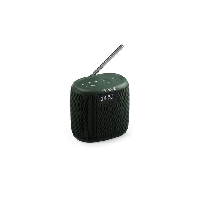 PURE Woodland Mini Φορητό Αδιάβροχο Ραδιόφωνο/Ηχείο Bluetooth Πράσινο