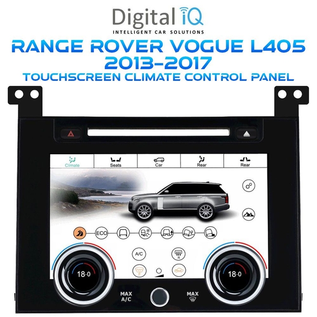 DIQ FZ 2003 TOUCHSCREEN CLIMATE CONTROL PANEL 9" (WITH CD) for RANGE ROVER VOGUE L405 mod. 2013-2017