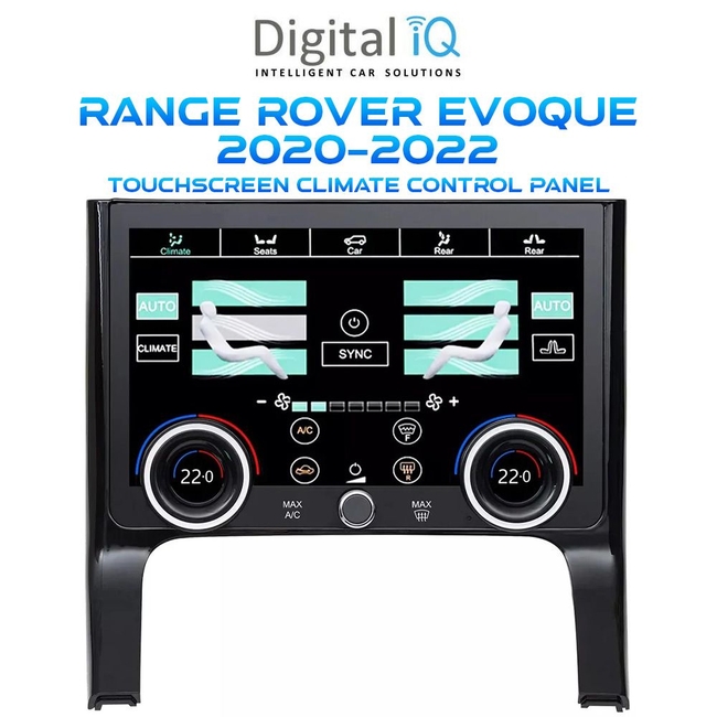 DIQ FZ 2026 TOUCHSCREEN CLIMATE CONTROL PANEL 10" for RANGE ROVER EVOQUE mod. 2020-2022