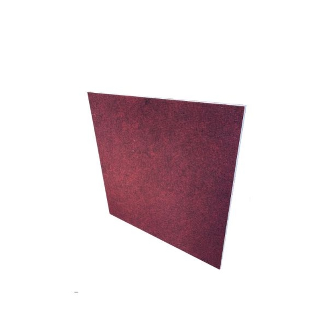Audiodesigner Colour Ceiling Panels Red/Black Χωνευτά Ηχοαπορροφητικά Πάνελ Οροφής 60x60x2,5 cm (6 Τεμάχια)