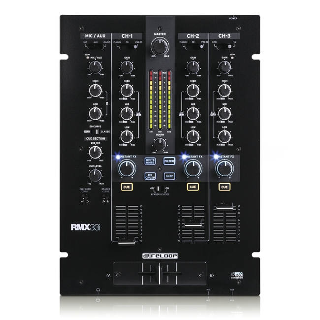 Reloop RMX-33i - 3ch - fx σε 6 άτοκες δόσεις