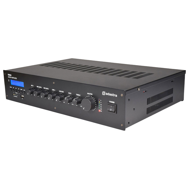 Adastra  RM60 100V/8Ω - USB/SD/FM & Bluetooth 60W 2U