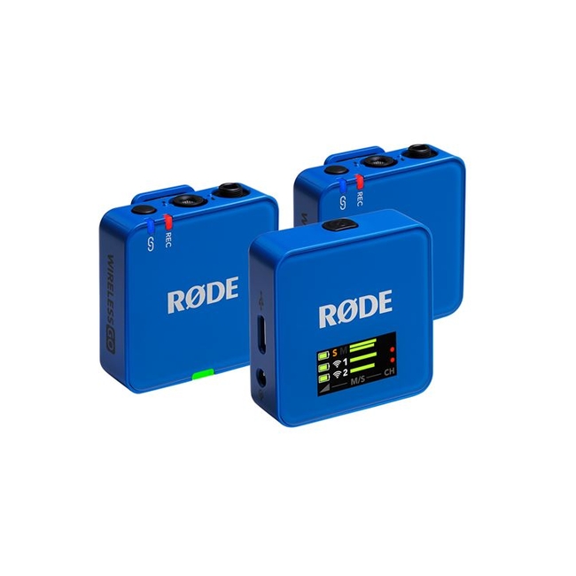 RODE Wireless GO 3RD GEN Cobalt Ασύρματο Μικρόφωνο Πέτου (Σετ)