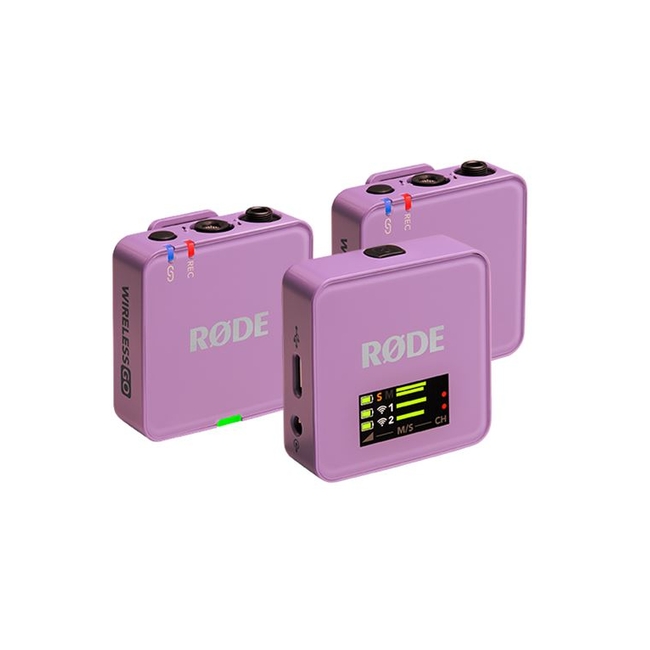 RODE Wireless GO 3RD GEN Lilac Ασύρματο Μικρόφωνο Πέτου (Σετ)