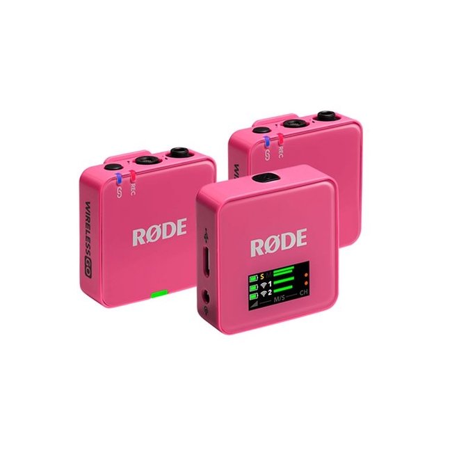 RODE Wireless GO 3RD GEN Pink Ασύρματο Μικρόφωνο Πέτου (Σετ)