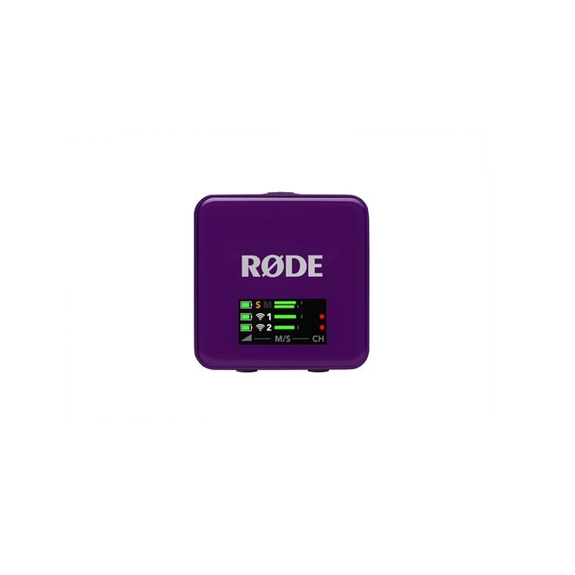 RODE Wireless GO 3RD GEN Purple Ασύρματο Μικρόφωνο Πέτου (Σετ)