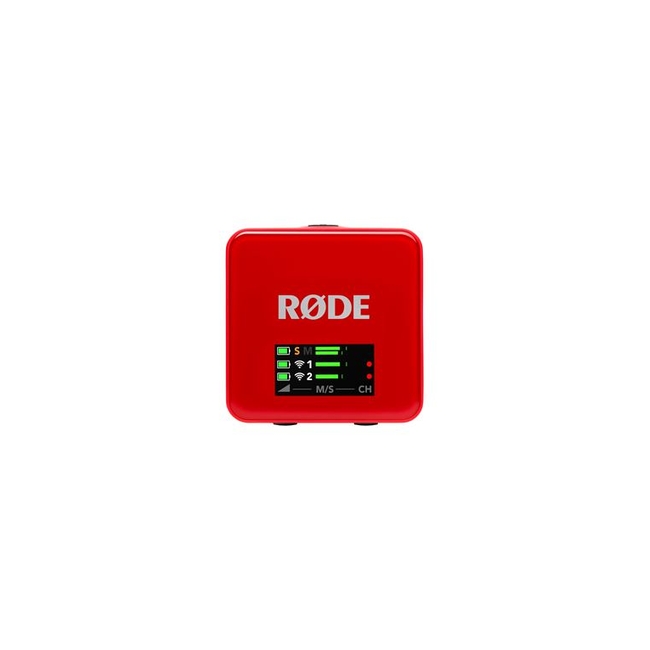 RODE Wireless GO 3RD GEN Red Ασύρματο Μικρόφωνο Πέτου (Σετ)