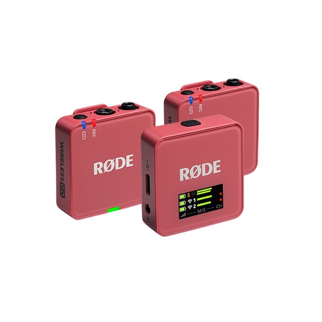 RODE Wireless GO 3RD GEN Rose Ασύρματο Μικρόφωνο Πέτου (Σετ)