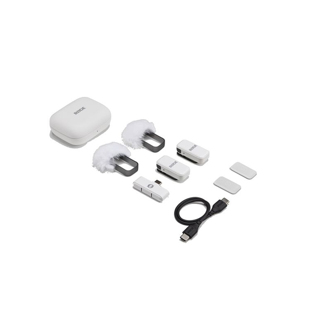 RODE Wireless MICRO USB White Ασύρματο Μικρόφωνο Πέτου (Σετ)