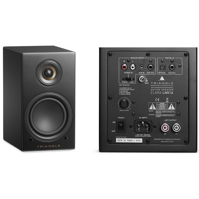 Triangle Elara LN01A Black (Ζεύγος)