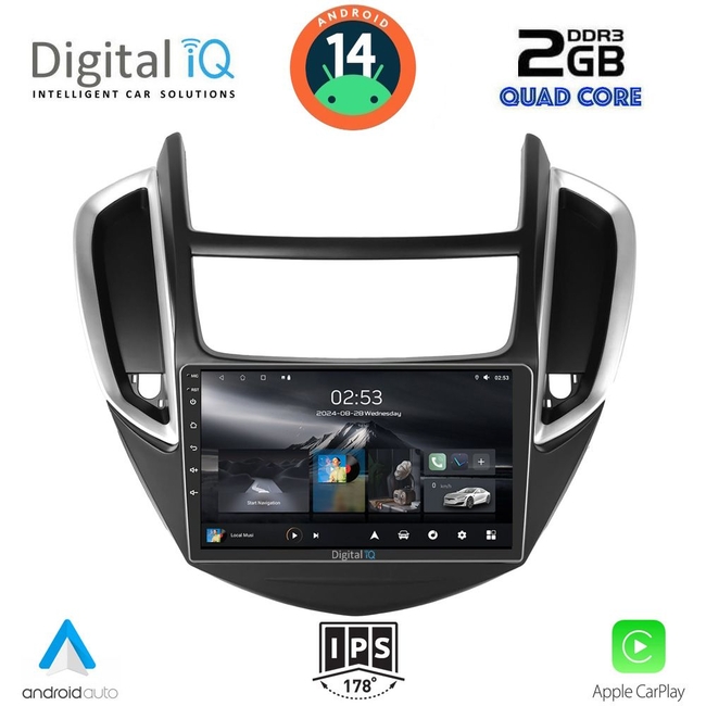 DIGITAL IQ RSB 1080_CPA (9inc) MULTIMEDIA TABLET for CHEVROLET TRAX mod. 2014-2022