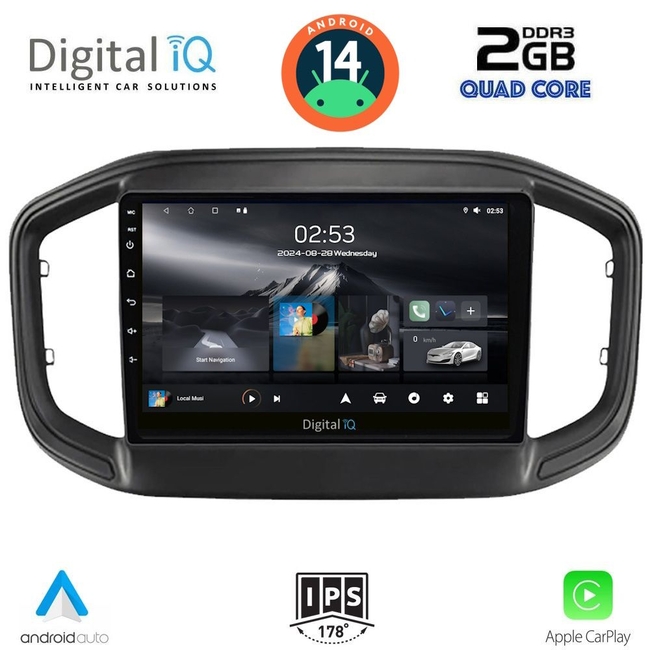 DIGITAL IQ RSB 1147_CPA (9inc) MULTIMEDIA TABLET for FIAT STRADA mod. 2020&gt;
