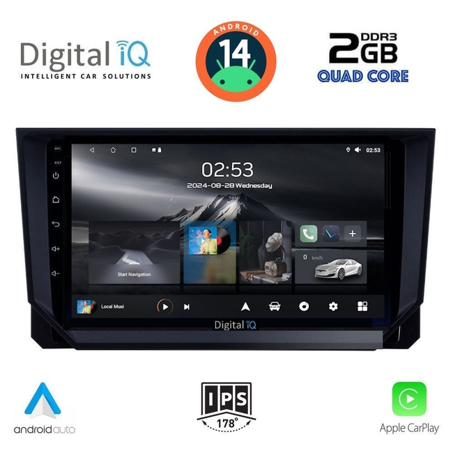 DIGITAL IQ RSB 1573_CPA (9inc) MULTIMEDIA TABLET for SEAT ARONA - IBIZA mod. 2018&gt;