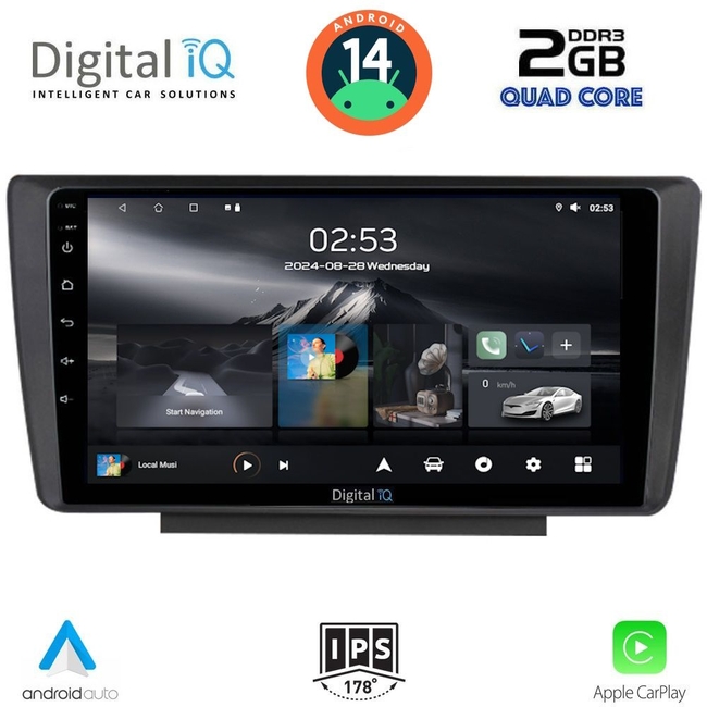 DIGITAL IQ RSB 1594_CPA (9inc) MULTIMEDIA TABLET for  SKODA OCTAVIA 5 mod. 2005-2012