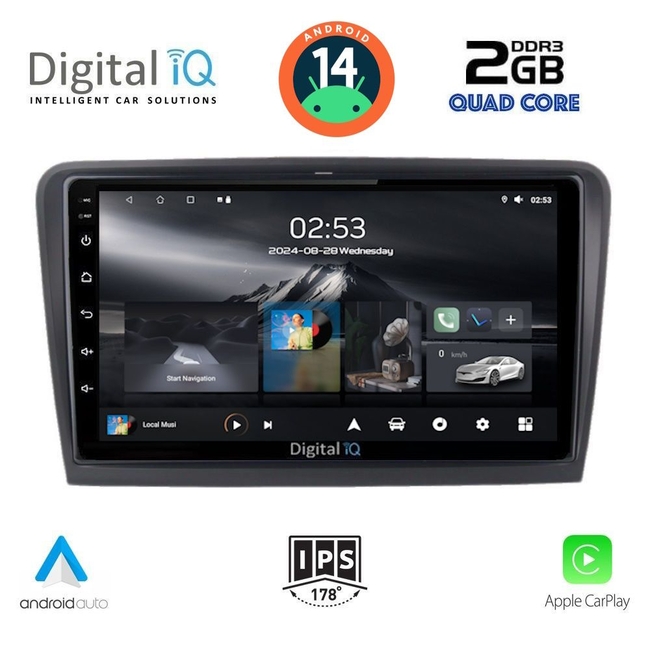 DIGITAL IQ RSB 1601_CPA (9inc) MULTIMEDIA TABLET for  SKODA RAPID  mod. 2012&gt;