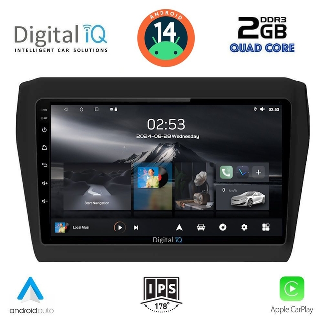 DIGITAL IQ RSB 1686_CPA (9inc) MULTIMEDIA TABLET for SUZUKI SWIFT mod. 2017&gt;
