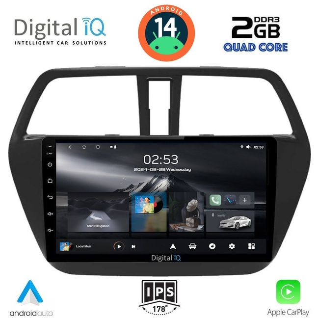 DIGITAL IQ RSB 1689_CPA (9inc) MULTIMEDIA TABLET for SUZUKI Sx4 SCROSS mod. 2014&gt;