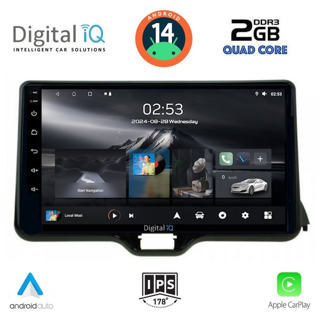 DIGITAL IQ RSB 1738_CPA (10inc) MULTIMEDIA TABLET for TOYOTA YARIS mod. 2020&gt;