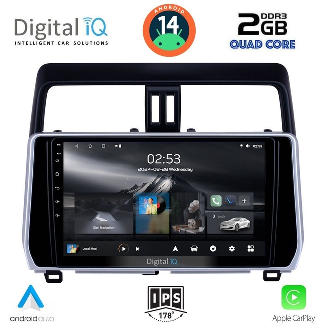DIGITAL IQ RSB 1739_CPA (10inc) MULTIMEDIA TABLET for TOYOTA LAND CRUISER mod. 2019&gt;