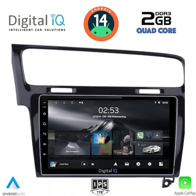 DIGITAL IQ RSB 1747_CPA (10inc) MULTIMEDIA TABLET for VW GOLF 7 mod. 2013-2020