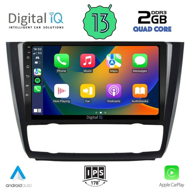 DIGITAL IQ RSB 2040_CPA CLIMA (9inc) MULTIMEDIA TABLET for BMW S.1  E81-82-87-88 mod. 2004-2013