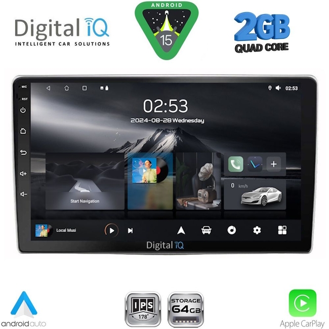 DIGITAL IQ RSD 1028_CPA (9inc) MULTIMEDIA TABLET for ALFA ROMEO MITO mod. 2008-2018