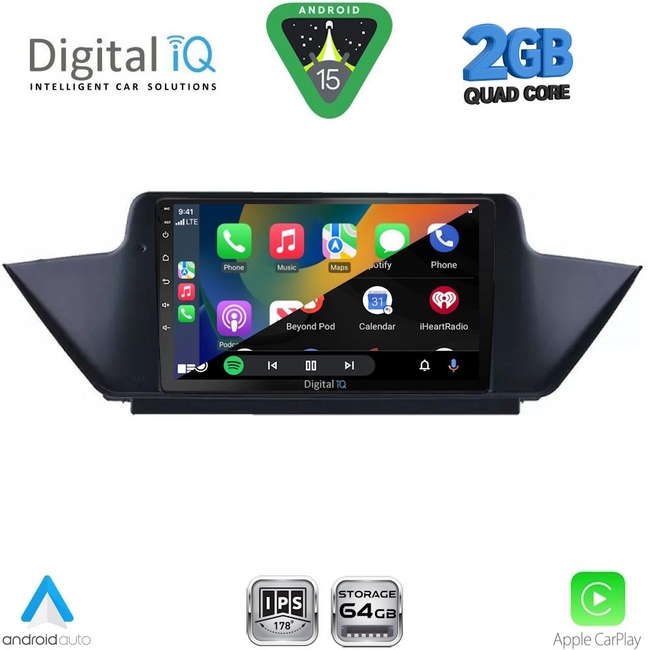 DIGITAL IQ RSD 1056_CPA (10inc) MULTIMEDIA TABLET for BMW X1 mod. 2009-2015