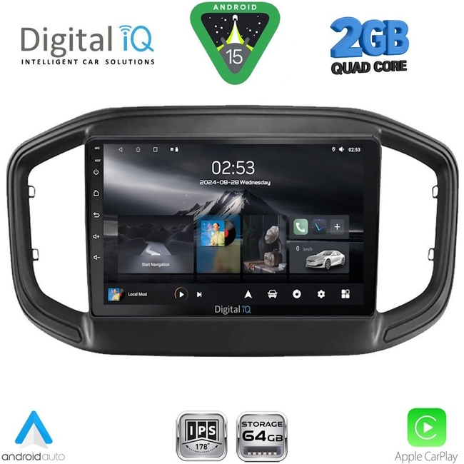 DIGITAL IQ RSD 1147_CPA (9inc) MULTIMEDIA TABLET for FIAT STRADA mod. 2020-2026