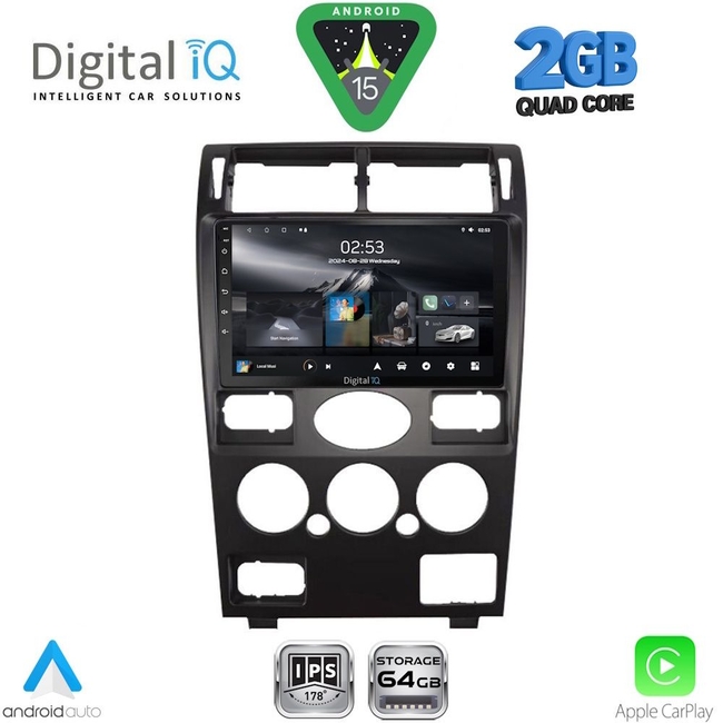 DIGITAL IQ RSD 1161B_CPA (9inc) MULTIMEDIA TABLET for FORD MONDEO mod. 2003-2006