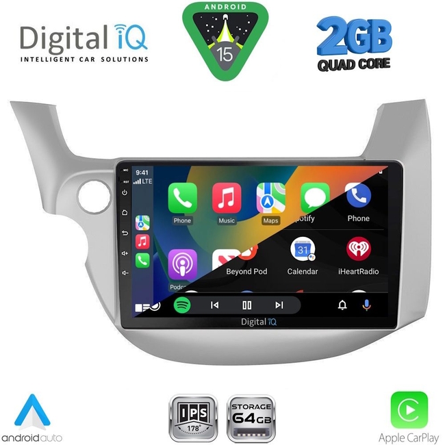 DIGITAL IQ RSD 1211_CPA (10inc) MULTIMEDIA TABLET for HONDA JAZZ mod. 2008-2012