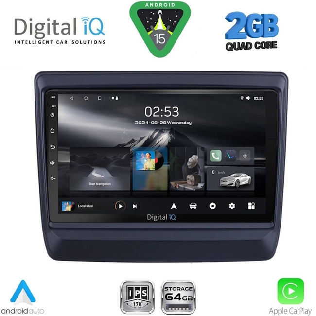 DIGITAL IQ RSD 1256_CPA (9inc) MULTIMEDIA TABLET for ISUZU DMAX mod. 2020-2026