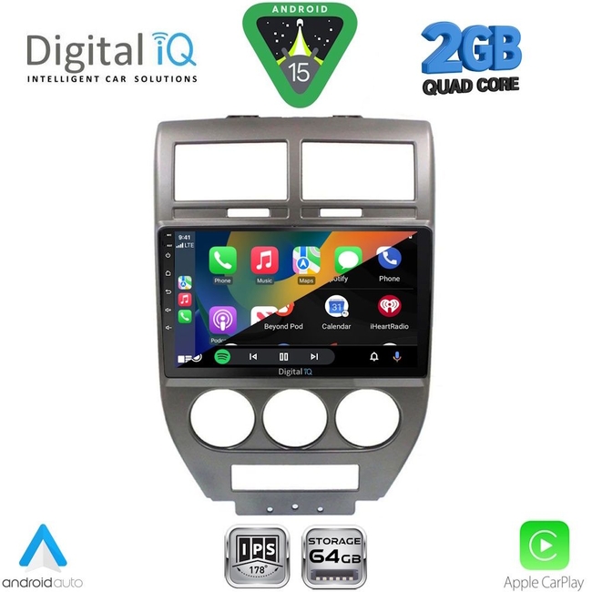 DIGITAL IQ RSD 1276_CPA (10inc) MULTIMEDIA TABLET for JEEP COMPASS-PATRIOT mod. 2007-2016