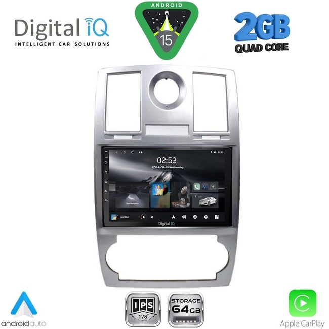 DIGITAL IQ RSD 1285_CPA (9inc) MULTIMEDIA TABLET for CHRYSLER 300C mod. 2005-2010