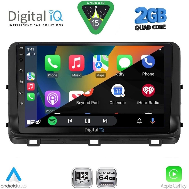 DIGITAL IQ RSD 1303_CPA (10inc) MULTIMEDIA TABLET for KIA CEED - XCEED mod. 2018-2022