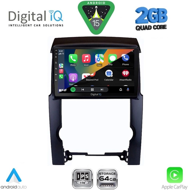 DIGITAL IQ RSD 1318_CPA (10inc) MULTIMEDIA TABLET for KIA SORENTO mod. 2009-2014