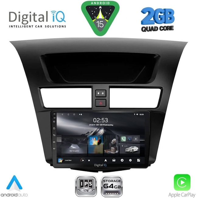 DIGITAL IQ RSD 1364_CPA (9inc) MULTIMEDIA TABLET for MAZDA BT50 mod. 2012-2019