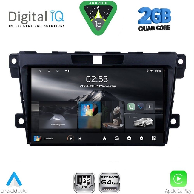 DIGITAL IQ RSD 1389_CPA (9inc) MULTIMEDIA TABLET for MAZDA CX7  mod. 2006-2012