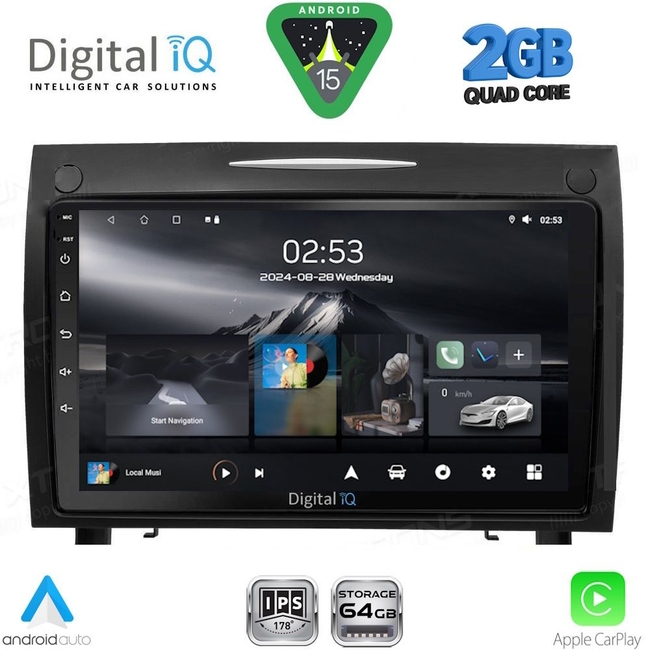 DIGITAL IQ RSD 1419_CPA (9inc) MULTIMEDIA TABLET for MERCEDES SLK R171 mod. 2004-2010