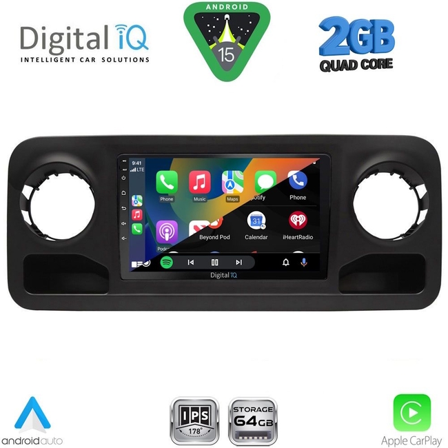 DIGITAL IQ RSD 1424_CPA (10inc) MULTIMEDIA TABLET for MERCEDES SPRINTER mod. 2018-2026