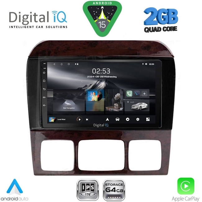 DIGITAL IQ RSD 1426_CPA (9inc) MULTIMEDIA TABLET for MERCEDES  S  W220  mod. 1998-2005