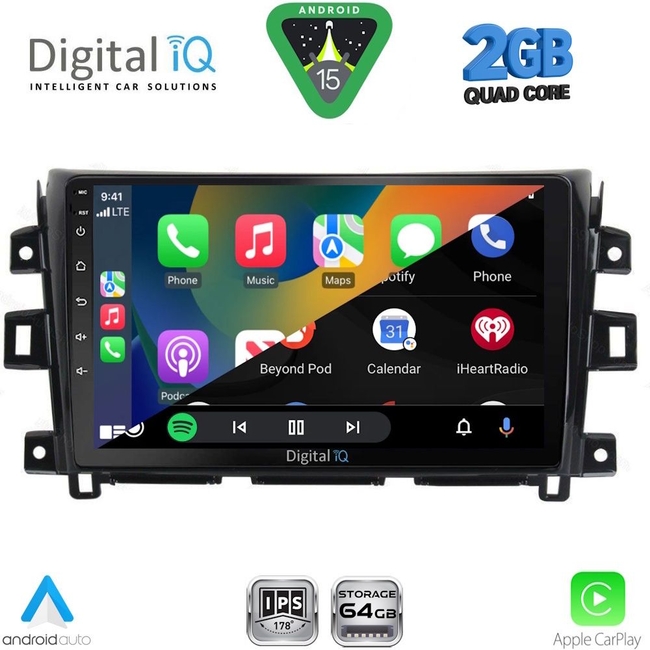 DIGITAL IQ RSD 1456_CPA (10inc) MULTIMEDIA TABLET for NISSAN NAVARA mod. 2016-2025