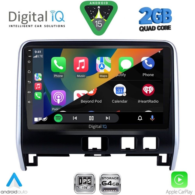 DIGITAL IQ RSD 1471_CPA (10inc) MULTIMEDIA TABLET for NISSAN SERENA mod. 2016-2026