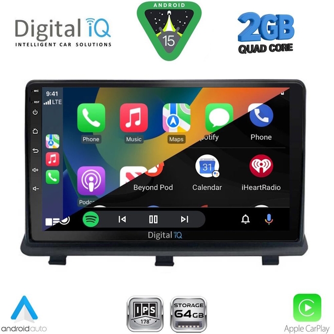 DIGITAL IQ RSD 1480_CPAA (9inc) MULTIMEDIA TABLET for OPEL ANTARA mod. 2006-2016