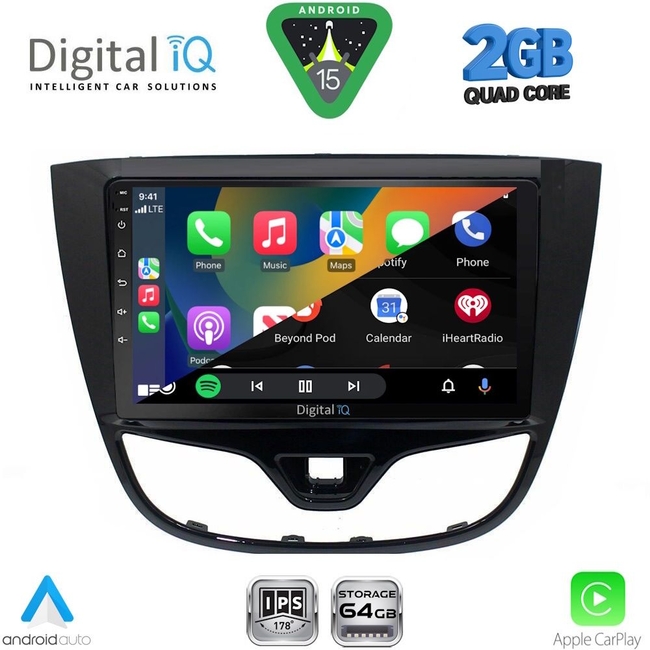 DIGITAL IQ RSD 1489_CPA (10inc) MULTIMEDIA TABLET for OPEL KARL mod. 2014-2019