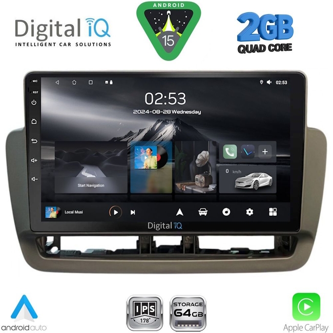 DIGITAL IQ RSD 1572_CPA (9inc) MULTIMEDIA TABLET for SEAT IBIZA mod. 2012-2015