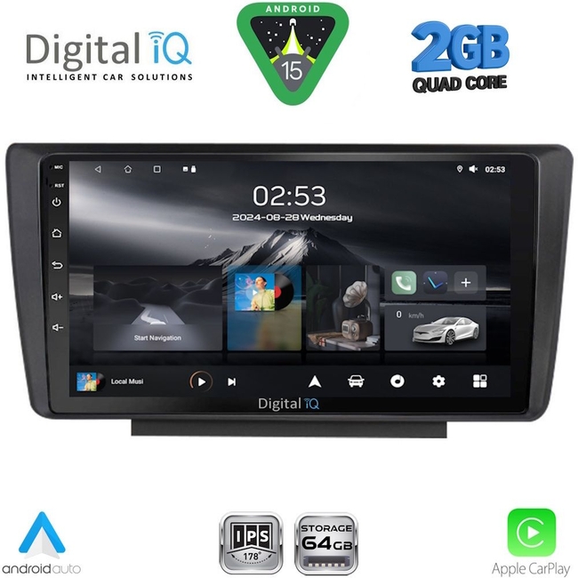 DIGITAL IQ RSD 1594_CPA (9inc) MULTIMEDIA TABLET for  SKODA OCTAVIA 5 mod. 2005-2012