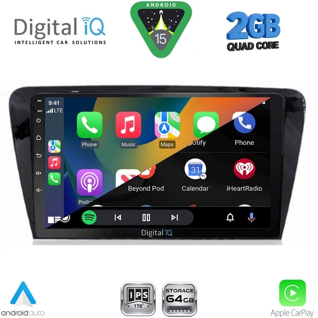 DIGITAL IQ RSD 1597_CPA (10inc) MULTIMEDIA TABLET for SKODA OCTAVIA 7 mod. 2013-2021