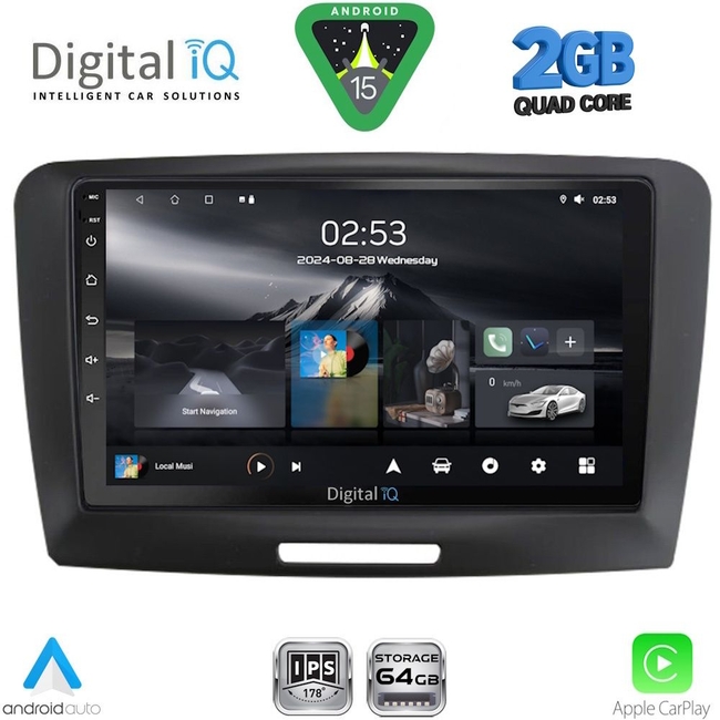 DIGITAL IQ RSD 1604A_CPA (9inc) MULTIMEDIA TABLET for SKODA SUPERB mod. 2008-2015