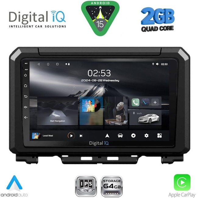 DIGITAL IQ RSD 1679_CPA (9inc) MULTIMEDIA TABLET for SUZUKI JIMNY mod. 2017-2026